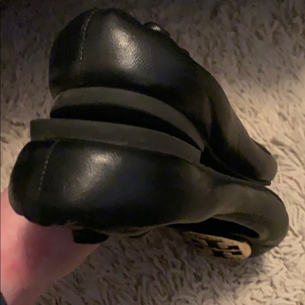 Tory Burch flats- Riva (black and gold 8) - Picture 5 of 16